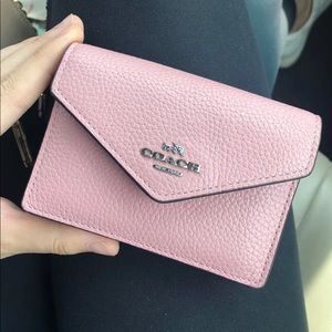 COACH envelope wallet with keychain